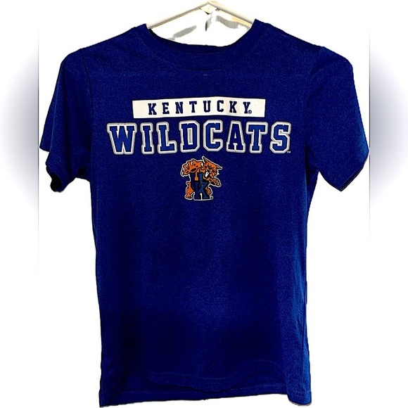 Girls/ collegiate Kentucky wild cats blue sexy small (xxs) bodycon stretch fit T - Picture 1 of 4